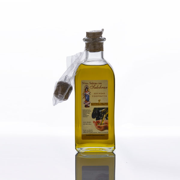 Frasca vidrio 500ml con dosificador aceite de oliva virgen extra